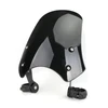 ABS Plastic Windscreen Windshield for FXST Softail 05-11 FXSTB 00-09 FXSTC 07-10  FXS Blackline 11-13 FXDB 06-19 FXDL 96-18 Black