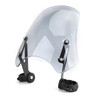 ABS Plastic Windscreen Windshield for FXST Softail 05-11 FXSTB 00-09 FXSTC 07-10 FXS Blackline 11-13 FXDB 06-19 FXDL 96-18 Gray