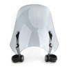 ABS Plastic Windscreen Windshield for FXST Softail 05-11 FXSTB 00-09 FXSTC 07-10 FXS Blackline 11-13 FXDB 06-19 FXDL 96-18 Gray