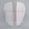 Short 4mm Windscreen Windshield for Kawasaki KLR650 2008-2014 Clear