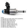 1x Fuel Injectors For Chevrolet Camaro 3.6L V6 10-11 Traverse 09-11 Silver