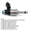 6x Fuel Injectors For Buick Enclave 3.6L V6 09-11 Lacrosse 10-11 12638530 Silver