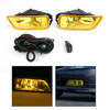 Lens Fog Lights + Switch For Honda Accord 4Dr Models Only 03-07 Acura TL 04-08 Yellow