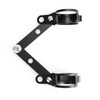41mm-51mm Fork Headlight Mount Bracket Universal Motorcycle Head Lamp Holder Adapter Black