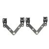 41mm-51mm Fork Headlight Mount Bracket Universal Motorcycle Head Lamp Holder Adapter Black