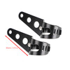 43mm-50mm Fork Headlight Mount Bracket Universal Motorcycle Head Lamp Holder Adapter Black