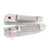 Rear Footrests Foot Peg for BMW F800R 05-19 K1300S K1300R 07-15 K1200S 03-08 K1200R R1200S 04-08 HP2 Enduro 04-06 Silver