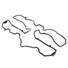 Valve Cover Gasket for Yamaha XJR1200 94-98 XJR1200SP 97-98 XJR1300 98-16 XJR1300 15-16 XJR1300SP 99-04 FJ1200 86-93 FJ1100 84-85 Black