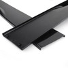 86.6" Universal Side Skirt Extensions Rocker Panel Splitters Lip Polypropylene Gblack