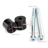 HANDLEBAR Bar Risers 30mm Rise for Ducati MTS1200 MULTISTRADA 10-19 MTS1260 18-19 MTS950 17-19 Black