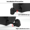 Universal 21CM Adjustable Clip On Windshield Extension Spoiler Wind Deflector Black