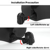 Universal 21CM Adjustable Clip On Windshield Extension Spoiler Wind Deflector Iridium