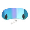 Universal 21CM Adjustable Clip On Windshield Extension Spoiler Wind Deflector Iridium