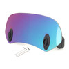 Universal 21CM Adjustable Clip On Windshield Extension Spoiler Wind Deflector Iridium