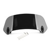 Universal 26CM Adjustable Clip On Windshield Extension Spoiler Wind Deflector, Black