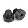 M10x1.25mm Mirror Hole Plugs Screws CW Universal Black