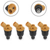 4Pcs 550cc Side Fuel Injectors For Legacy 2.5L H4 2005-2011 16600-AA170 Yellow