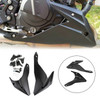 Engine Panel Belly Pan Lower Cowling Cover Fairing for Kawasaki Z400 2018-2023 MBLK
