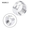 M18X1.5 Female Aluminum Weld On Fitting Bung Silver