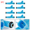 8PCS Fuel Injector Fit For Dakota Durango Grand Cherokee 01-07 Ram 1500 02-07 Commander 06-07