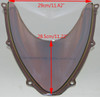 Windshield WindScreen Double Bubble Fit For Suzuki GSXR 600/750 06-07 K6 WI