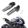 Front Footpegs Fit For YAMAHA XJR 1200 94-97 1300 98-18 MT-10 FZ-10 XSR 700 900 16-20 MT-07 FZ-07 14-20 FZS 600FAZER 98-03 Titanium