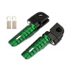 Front Footpegs Fit For KAWASAKI Z650 Z900 17-20 ER-6N 6F 09-16 ZX-10R 08-10 NINJA 650 250/R 1000/Z1000SX 12-20 Green