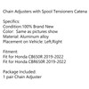 Chain Adjusters with Spool Tensioners Fit For Honda CB650R CBR650R 19-22 Black