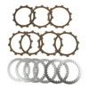 Clutch Plate Kit Fit For Yamaha YFM350 Big Bear 350 2WD 96-99 YFM350ER Moto-4 350 87-95 YFM350X Warrior 350 87-04