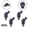 4PCS 375cc Fuel Injector 16600-67U01 Fit For Nissan 240SX/Silvia 91-98 200SX 240SX Silvia S14 S1 Fairlady Z32 Purple