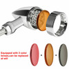 Universal Bullet Turn Signal Light Fit For Most of Motorcycle Chrome