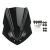 ABS Plastic Windshield Windscreen Fit For Yamaha MT125 15-19 Black