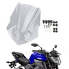 ABS Plastic Windshield Windscreen Fit For Yamaha MT125 15-19 Gray