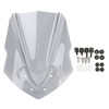 ABS Plastic Windshield Windscreen Fit For Yamaha MT125 15-19 Gray