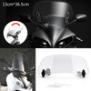 Universal Plastic Scooter Motorcycle Motorbike Front Windscreen Windshield Clear