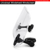 Universal Plastic Scooter Motorcycle Motorbike Front Windscreen Windshield Clear