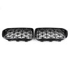 Meteor Black Front Kidney Grille Fit For BMW 1 Series F20/F21 15-17