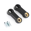 10mm M10 UNIVERSAL Motorcycle Mirror Riser Extenders Spacers Extension Adapter Adaptor Black