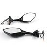 Black Rear View Side Mirrors With LED Turn Signals Fit For Triumph Daytona 675 675R 2011 TT600 00-03 Trophy 1200 91-04 Black