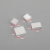 1Set Aluminum Heatsink Radiator Cooler Kit for Raspberry Pi 4B with Sticker