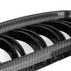 Front Kidney Grill Grilles Carbon Fiber Fit For BMW E90/E91 LCI 3 Series 2008-2012