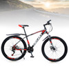 27.5 inches Wheels 21 Speed Unisex Adult Mountain Bike Bicycle MTB Black+Red