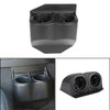 ABS Plastic Car Cup Holders Water Bottle Dual Cup Holders Fit for Corvette C5 C6 1997-2013 Black