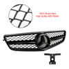 2008-2014 Mercedes-Benz W204 C300 C350 C-Class AMG Black Front Bumper Grille Grill (with Emblem)