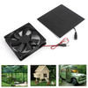 Solar Panel Powered Fan Mini Ventilator Fits For Greenhouse Pet/Dog Chicken House