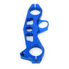 Lowering Triple Tree Front End Upper Top Clamp Fits For Kawasaki Ninja ZX6R 2009-2012 Blue