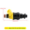 Fuel Injector 23250-02020 Fits For Toyota Carina 1992-1997 AT190 Avensis 1997-2000 AT220 Yellow