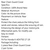 Rear Chain Guard Cover Fit For Honda X-ADV750 17-19 Black