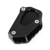 Kickstand Side Stand Extension Pad Fit For Suzuki V-Strom 1050A XT 2020 Black