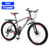 AUS 27.5 inches Wheels 21 Speed Unisex Adult Mountain Bike Bicycle MTB Black+Red